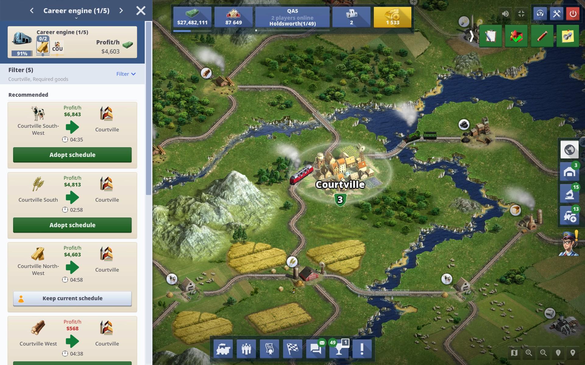 Rail Nation screenshot 2